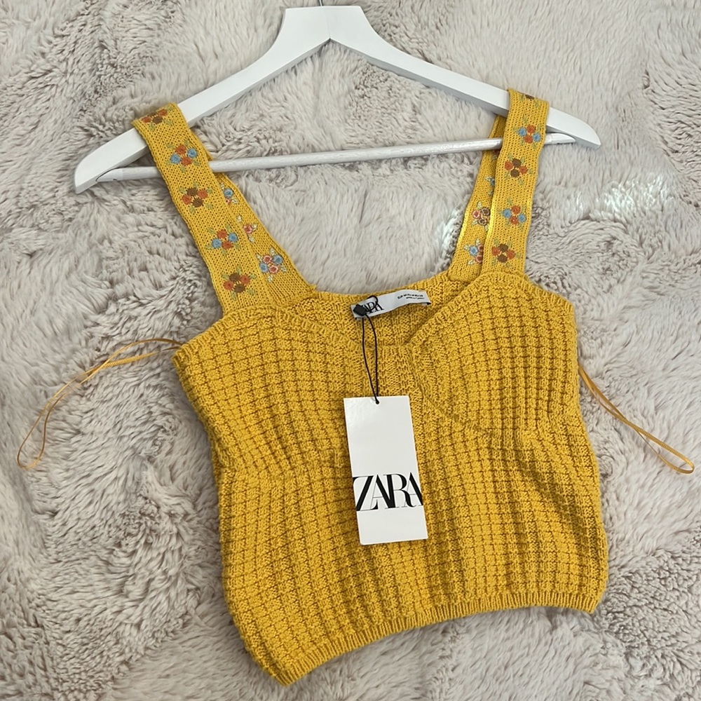 ZARA CROP TOP SIZE M - Picture 2 of 15